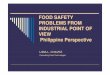 FOOD SAFETY PROBLEMS FROM INDUSTRIAL POINT OF VIEW 
