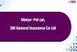 Motor- Pvt car, SBI General Insurance Co Ltd