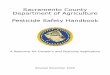 Sacramento County Department of Agriculture Pesticide 