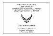 UNITED STATES AIR FORCE WORKING CAPITAL FUND
