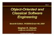 Slide 1.1 Object-Oriented and Classical Software Engineering