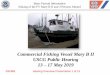 Commercial Fishing Vessel Mary B II USCG Public Hearing 13 