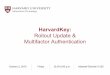 Multifactor Authentication Rollout ... - Harvard University