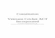 Constitution Veterans Cricket ACT Incorporated