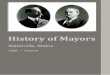 History of Mayors - waterville-me.gov