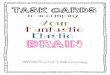 TASK CARDS of Your Fantastic Elastic Brain Game Show!