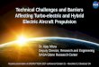 Technical Challenges and Barriers Affecting Turbo-electric 