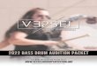 Vessel Indoor Percussion 2022 Bass Drum Audition Packet