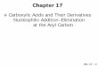 Carboxylic Acids and Their Derivatives Nucleophilic 