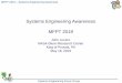 Systems Engineering Awareness MFPT 2019