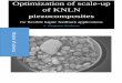 Optimization of scale-up of KNLN piezocomposites