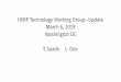 HSRP Technology Working Group--Update March 6, 2019 