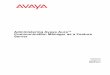 Administering Avaya Aura Communication Manager as a 