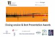 Closing session & Best Presentation Awards