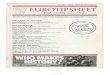 VOLUME 2 - NO 21 - WEEK OF MAY 27TH 1985 EUROTIPSHEET