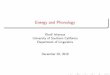 Energy and Phonology - Home | Linguistics