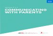 MODULE 3.2 COMMUNICATING WITH PARENTS