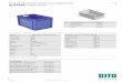 European size stacking containers XL, standard version 