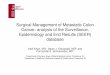 Surgical Management of Metastatic Colon Cancer: analysis 