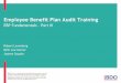 Employee Benefit Plan Audit Training