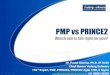 PMP vs PRINCE2 - Vedang Software