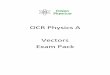 OCR Physics A Vectors Exam Pack