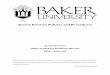 Access Services Policies and Procedures - Baker U