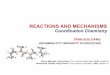 REACTIONS AND MECHANISMS