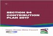 SECTION 94 CONTRIBUTION PLAN 2017