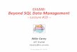 Beyond SQL Data Management - grape.ics.uci.edu