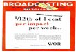 1/l2th per impact per week