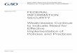 GAO-17-549, FEDERAL INFORMATION SECURITY: Weaknesses 