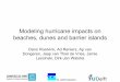 Modeling hurricane impacts on beaches, dunes and barrier 