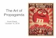 The Art of Propaganda - cuni.cz