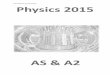 2015 Edexcel A level Physics Physics 2015