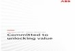 ABB INDIA LIMITED – ANNUAL REPORT 2016 Committed to 