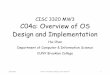 CISC 3320 MW3 C04a: Overview of OS Design and Implementation
