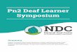 Pn2 Deaf Learner Symposium - National Deaf Center | Welcome!
