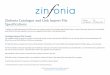 Zinfonia Catalogue and Link Import File Specifications