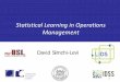 Statistical Learning in Operations Management