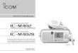 iM402S VHF MARINE TRANSCEIVER (REMOTE-CONTROL MIC 