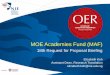 MOE Academies Fund (MAF)