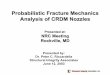 Probabilistic Fracture Mechanics Analysis of CRDM Nozzles