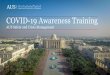 COVID-19 Awareness Training