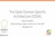 The Open Domain-Specific Architecture (ODSA)