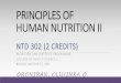 PRINCIPLES OF HUMAN NUTRITION II