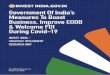 GOVERNMENT OF INDIA’S MEASURES TO BOOST BUSINESS,