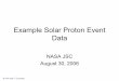 Example Solar Proton Event Data - emmrem.unh.edu