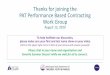 Thanks for joining the PAT Performance Based Contracting 
