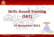 Skills Based Training (SBT) - SAE International